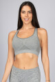 Dámský sportovní top active-fit melange Barva: Grigio melange, Velikost: L/XL - thumb (1)