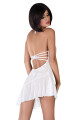 Dámská košilka Mahalia - LivCo CORSETTI FASHION Bílá S/M - thumb (2)