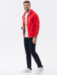 Pánská mikina Ombre Sweatshirt B977-1 Červená L - thumb (5)
