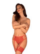 Vášnivý podvazkový pás Rediosa garter belt - Obsessive červená S/M - thumb (1)
