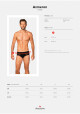 Pánské slipy Azmeron briefs - Obsessive černá L/XL - thumb (2)