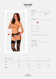 Odvážný podvazkový pás Lacrisia garter belt - Obsessive černá M/L - thumb (4)