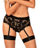 Podvazkové kalhotky Editya garter panties - Obsessive černá M/L - thumb (2)