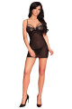 Svůdná košilka Eiram - LivCo Corsetti černá L/XL - thumb (1)