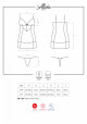 Košilka Alluria chemise - Obsessive černá L/XL - thumb (1)