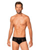 Pánské slipy otevřené Azmeron jockstrap - Obsessive černá S/M - thumb (1)
