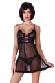 Erotická košilka Coronilla - LivCo CORSETTI FASHION černá S/M - thumb (0)