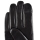 Semiline Dámské kožené antibakteriální rukavice P8206 Black L - thumb (1)