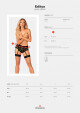 Podvazkové kalhotky Editya garter panties - Obsessive černá M/L - thumb (1)