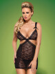 Košilka Swanita chemise - Obsessive černá S/M - thumb (0)