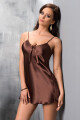 Košilka Aria Chocolate chemise - Irall XXL - thumb (1)