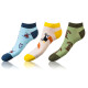 Zábavné nízké crazy ponožky unisex v setu 3 páry CRAZY IN-SHOE SOCKS 3x - BELLINDA - hnědá 43 - 46 - thumb (0)