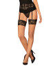 Sexy punčochy Serafia stockings - Obsessive černá M/L - thumb (1)