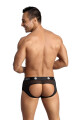 Pánské slipy otevřené Eros Jock Bikini - Anais černá XL - thumb (1)