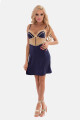 LivCo Corsetti Fashion Set Vromarim Navy Blue S/M - thumb (7)