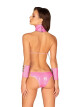 Jedinečná pouta a obojek Lollypopy cuffs & choker - Obsessive UNI růžova - thumb (0)