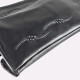 Semiline Dámské kožené antibakteriální rukavice P8205-0 Black M - thumb (1)