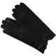 Semiline Dámské semišové antibakteriální rukavice P8204 Black L - thumb (2)
