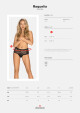 Elegantní kalhotky Raquelia shorties - Obsessive černá S/M - thumb (1)
