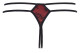 Tanga Cherry Pie V-7808 černá/červená - Axami XL - thumb (6)