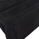 Semiline Dámské semišové antibakteriální rukavice P8215 Black M - thumb (1)