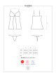 Úžasná košilka Jennifairy babydoll - Obsessive černá L/XL - thumb (0)
