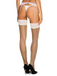 Krásné punčochy Lilyanne stockings - Obsessive S/M bílá - thumb (0)