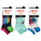 Zábavné nízké crazy ponožky unisex v setu 3 páry CRAZY IN-SHOE SOCKS 3x - BELLINDA - modrá 35 - 38 - thumb (1)
