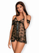 Úžasná košilka Jennifairy babydoll - Obsessive černá L/XL - thumb (2)
