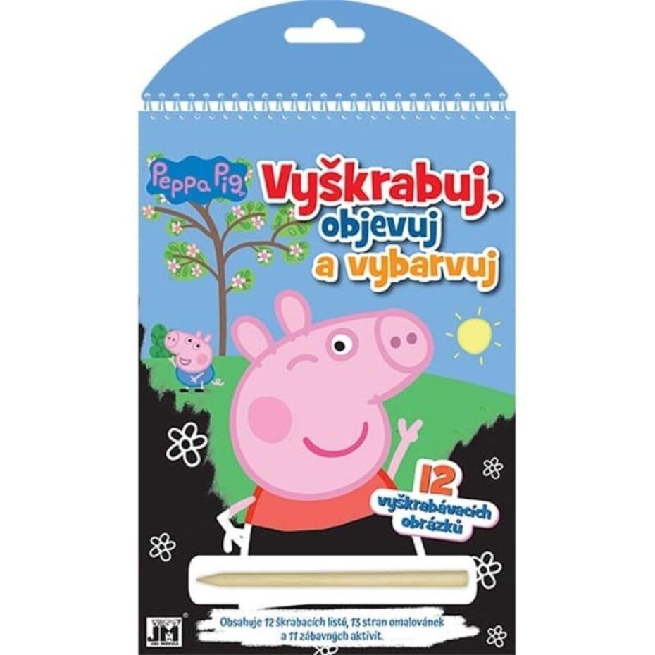 Prasátko Peppa - Vyškrabuj, objevuj, vybarvuj - main (0)