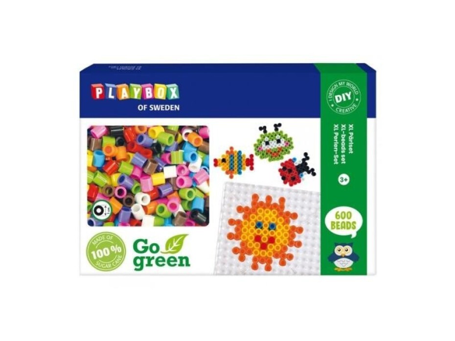 Playbox Zažehlovací korálky XL Go Green 600 ks - main (0)