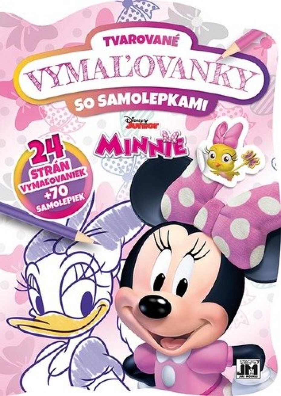 Tvarované vymaľovanky so samolepkami Minnie - main (0)