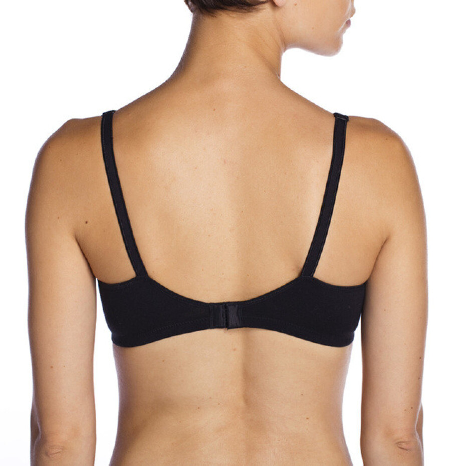 Nevyztužená bavlněná podprsenka COTTON BRA - BELLINDA - černá 85 D - main (4)