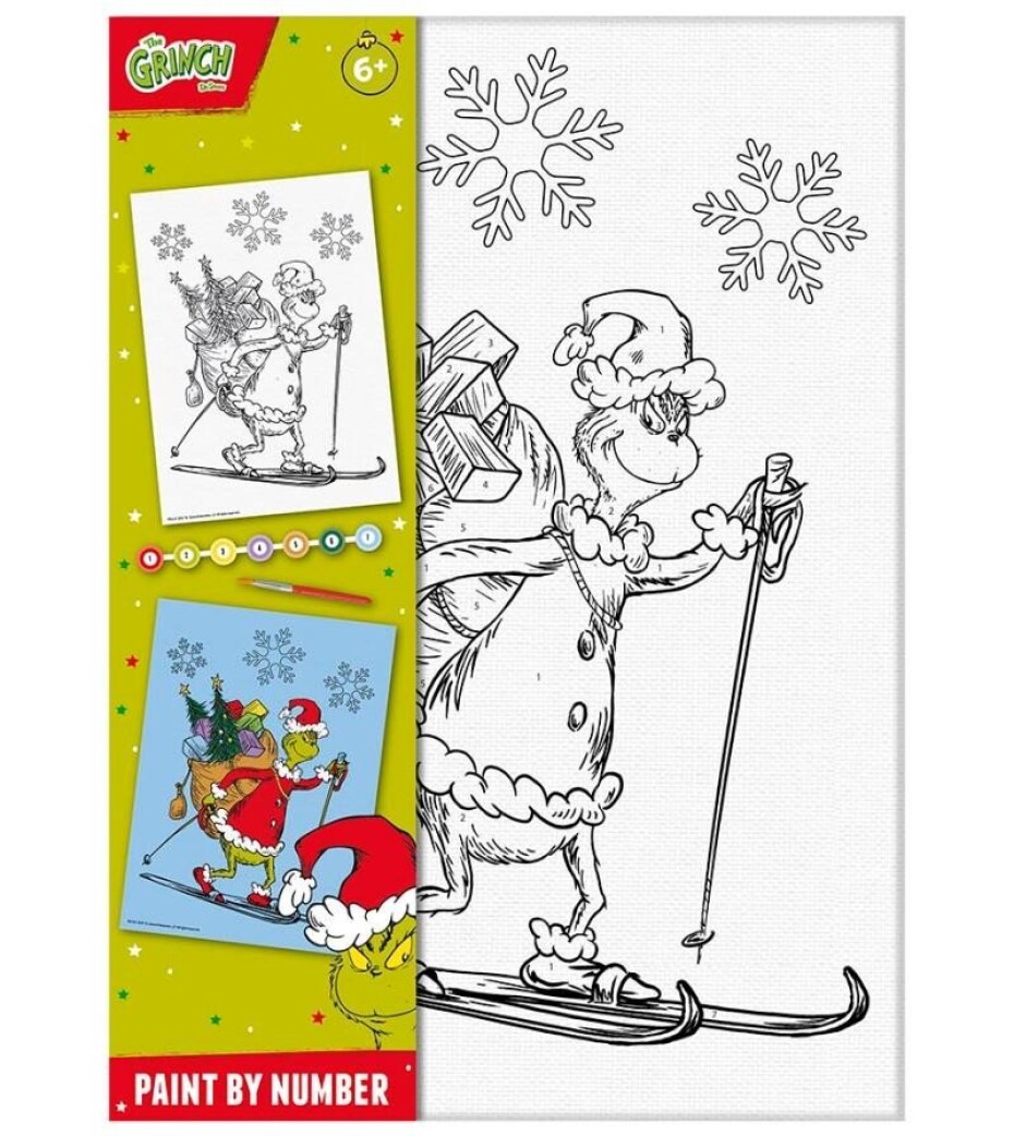 Grinch Malování na plátno - main (0)