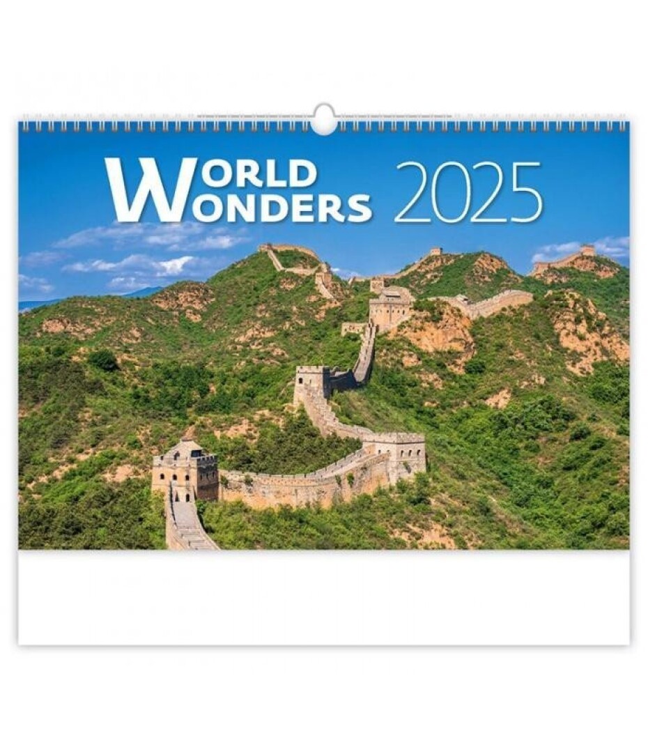 Kalendář nástěnný 2025 - World Wonders - main (0)