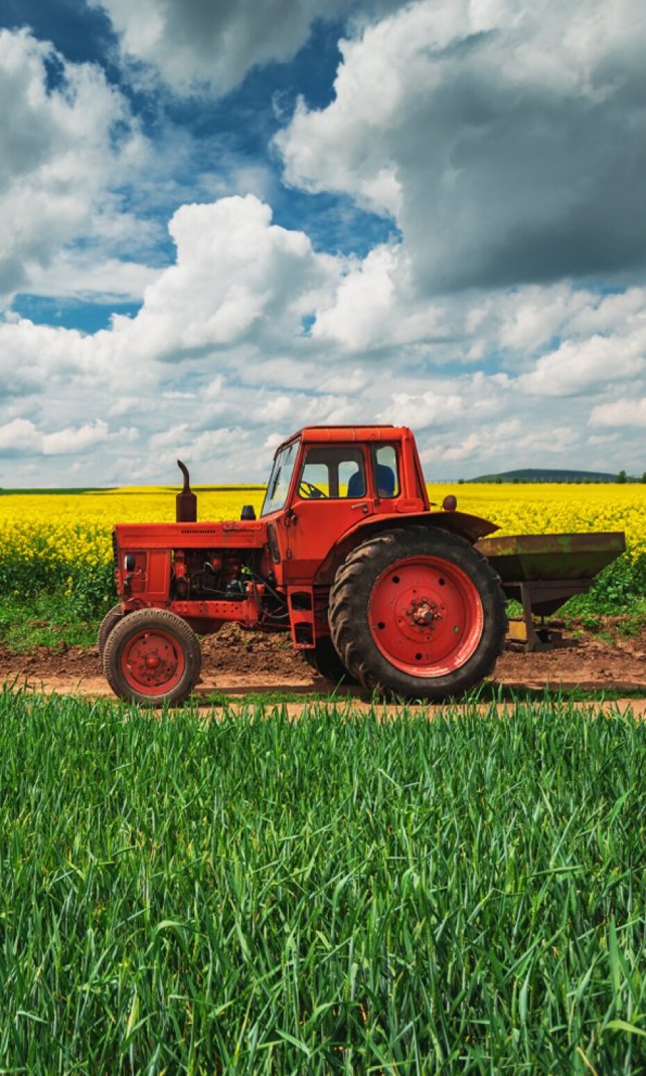 Froté ručníček Červený Traktor - main (0)