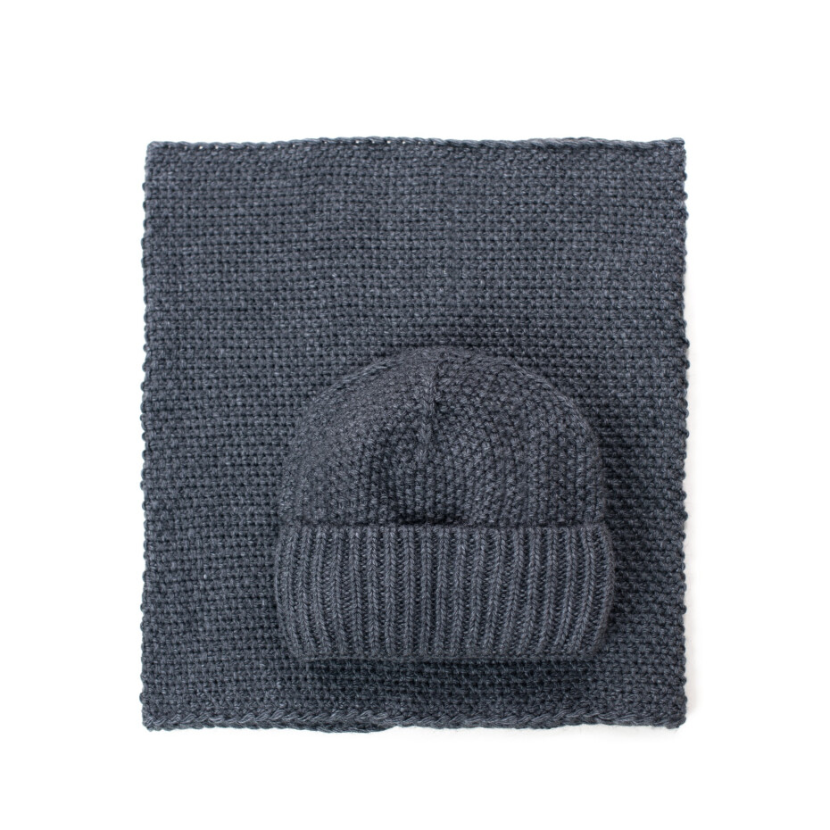 Čepice a šála Art Of Polo Set cz19801 Graphite UNI - main (0)
