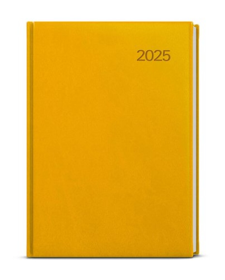 Týdenní diář 2025 Oskar Vivella A5 okrová - main (0)