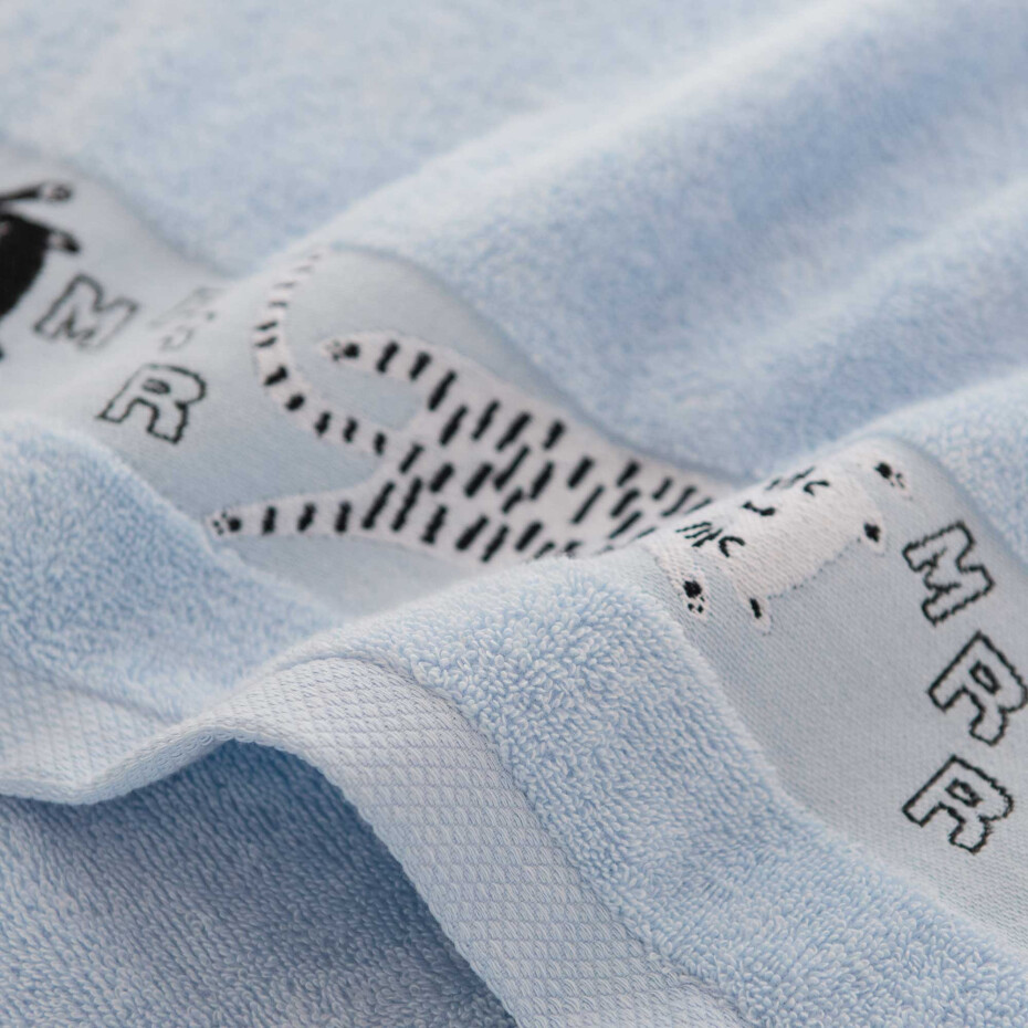 Ručník Zwoltex Koty Light Blue/Pattern 70x130 - main (2)