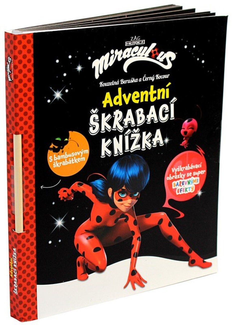 Kouzelná Beruška a Černý Kocour - Adventní škrabací knížka - Kolektiv - main (0)