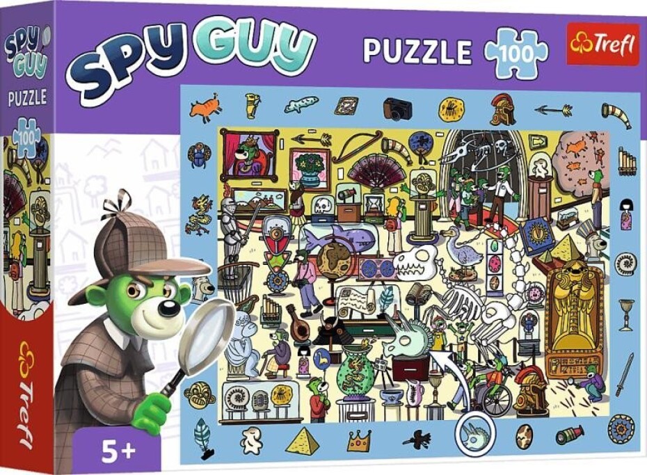 Puzzle s hledáním obrázků Spy Guy: Muzeum/100 dílků - main (0)