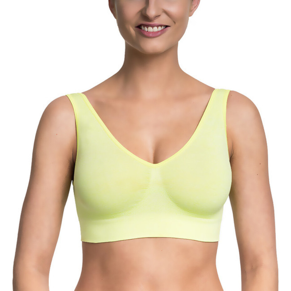 Dámská podprsenka bez kostic sportovního typu EASY BRA - BELLINDA - světle zelená XXL - main (3)