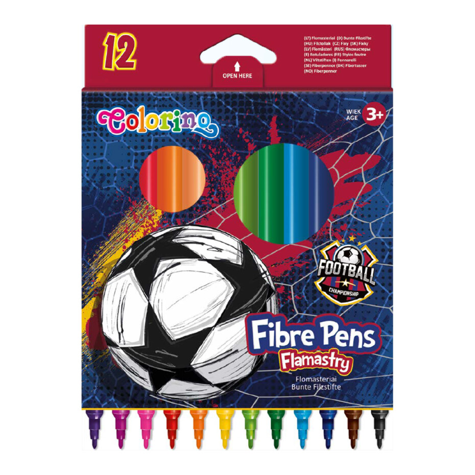 Colorino Fixy - Fotbal (12 barev) - main (0)