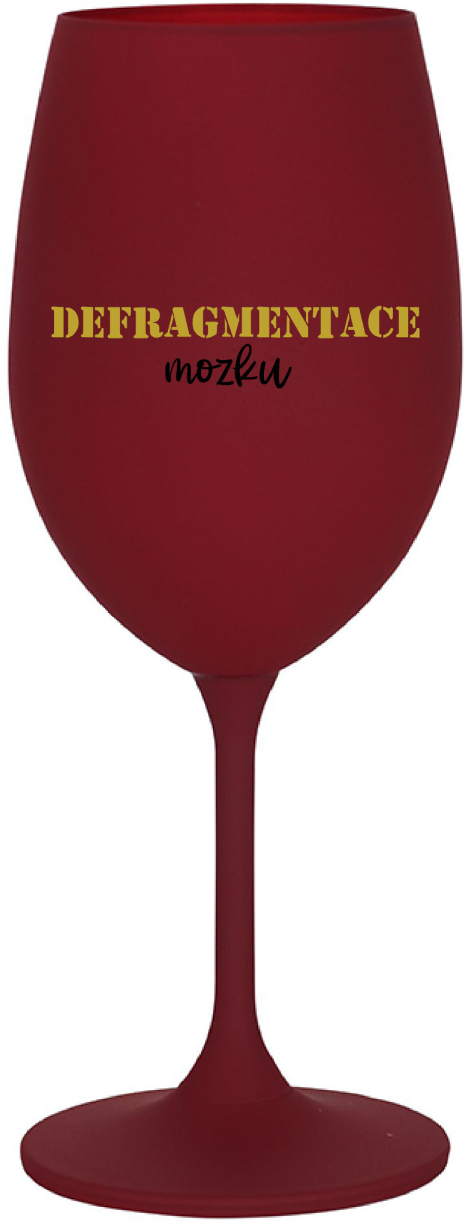 DEFRAGMENTACE MOZKU - bordo sklenice na víno 350 ml - main (0)