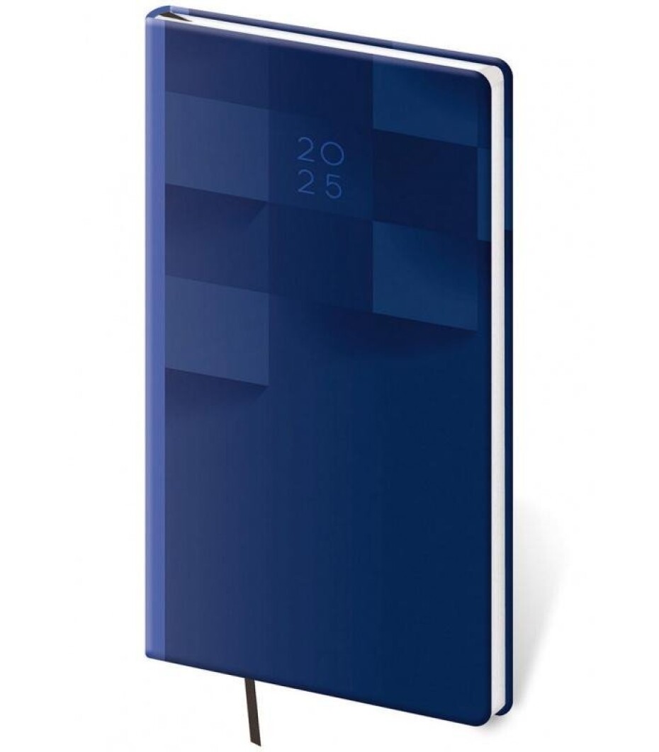 Diář 2025 Vario týdenní kapesní 2 Blue Design - main (0)