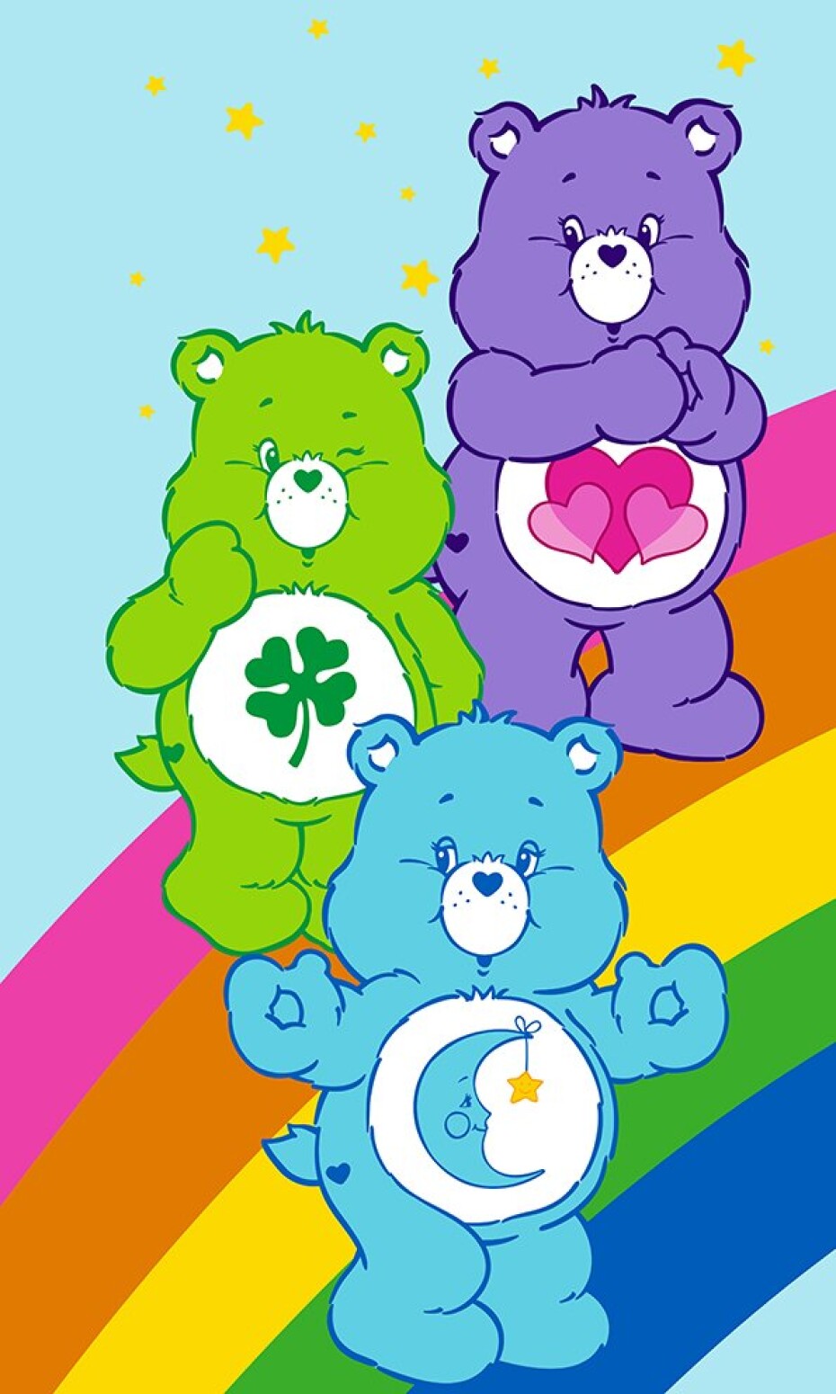 Dětský ručník Medvídci Care Bears 30x50 cm - main (0)