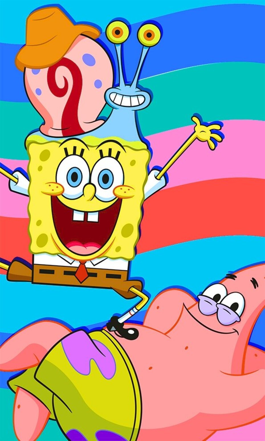 Dětský ručník Sponge Bob s Patrickem a Garym 30x50 cm - main (0)
