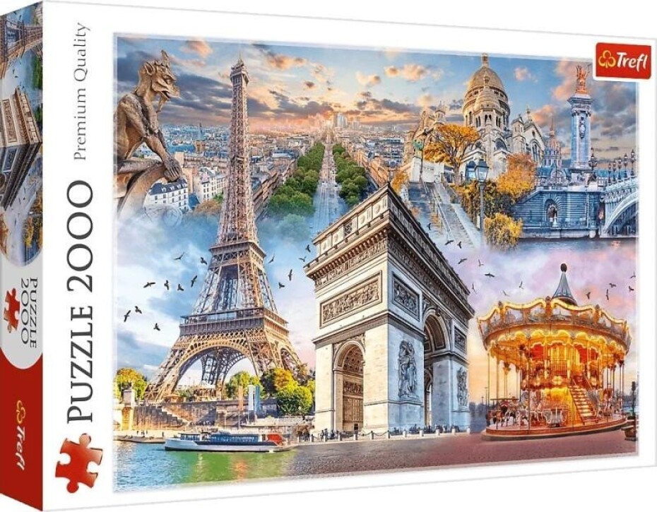 Puzzle Víkend v Paříži 2000 dílků - main (0)