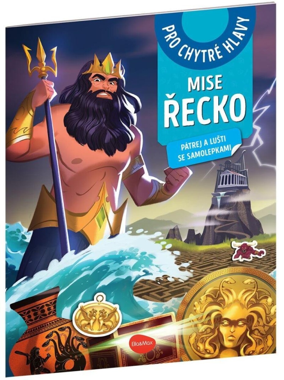 Mise Řecko - Pátrej a lušti se samolepkami - Amstramgram - main (0)