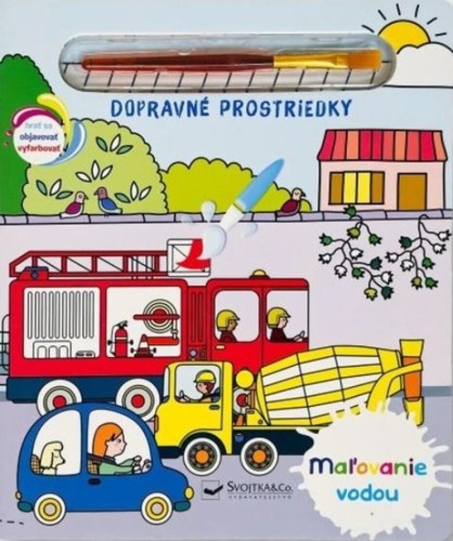 Maľovanie vodou Dopravné prostriedky - main (0)
